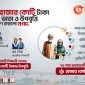গত অর্থ বছরে ৯ হাজার কোটি টাকার সরকারি সহায়তা বিতরণ করেছে নগদ